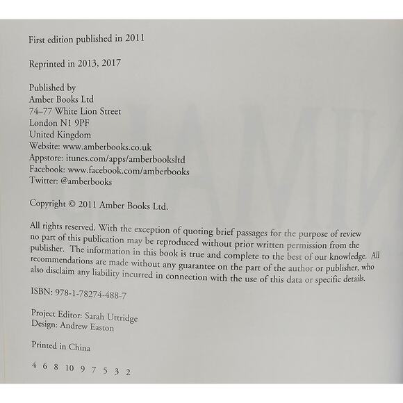 ANIMALS VISUAL ENCYCLOPEDIA Color Illustrations Hardcover BOOK - Picture 5 of 8